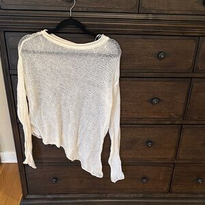 Zara Cream Knit Women's Sweatshirt